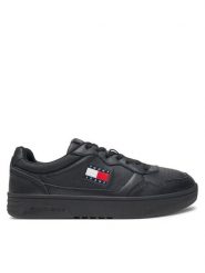 Tommy Jeans Sneakersy EM0EM01443 Czarny. Czarne buty sportowe na co dzień męskie Tommy Jeans, m, bez wzorów, z jeansu, bez ramiączek, bez kaptura. Za 259.99 zł.