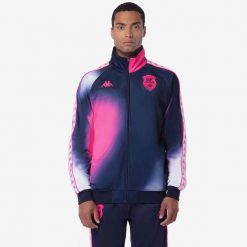 Bluza dresowa Stade Français 222 Banda Anniston 2024/25. Białe bluzy nierozpinane męskie Kappa, bez wzorów, z dresówki, sportowe, bez ramiączek, bez kaptura. W wyprzedaży za 319.40 zł.