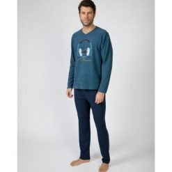 Piżama męska rozm. L P751324 Dark Grey. Szare piżamy męskie Massana Homewear, l, bez wzorów, z bawełny, długie, bez kaptura. Za 320.00 zł.