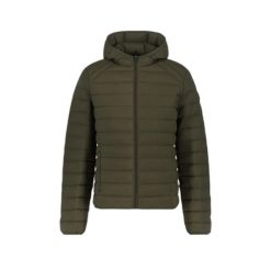 Kurtka puchowa JOTT Frantz. Zielone kurtki męskie Jott, na zimę, m, bez wzorów, z puchu, bez ramiączek, bez kaptura. W wyprzedaży za 656.05 zł.