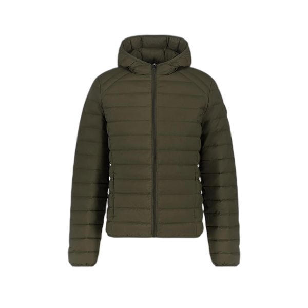 Kurtka puchowa JOTT Frantz. Zielone kurtki męskie Jott, na zimę, m, bez wzorów, z puchu, bez ramiączek, bez kaptura. W wyprzedaży za 665.00 zł.