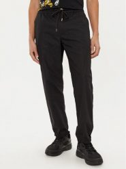 Versace Jeans Couture Spodnie dresowe 78GAA100 Czarny Regular Fit. Czarne spodnie dresowe męskie Versace Jeans Couture, bez wzorów, z bawełny. Za 569.99 zł.