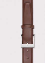 PAKO LORENTE – Pasek męski P000B-PX-776-E-_. Brązowe paski męskie Pako Lorente, bez wzorów, ze skóry, eleganckie. Za 149.99 zł.