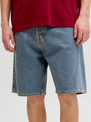 Jack & Jones Szorty jeansowe Ony Original 12289725 Niebieski Regular Fit. Niebieskie szorty męskie Jack & Jones, bez wzorów, z bawełny. Za 129.99 zł.