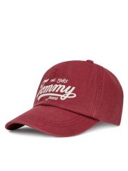 Tommy Jeans Czapka z daszkiem Archive Script AM0AM13550 Czerwony. Czerwone czapki męskie Tommy Jeans, bez wzorów, z bawełny. Za 129.99 zł.