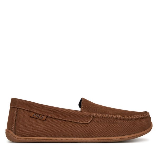Mokasyny Polo Ralph Lauren. Brązowe mokasyny męskie Polo Ralph Lauren, bez zapięcia. Za 449.99 zł.