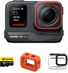 Kamera Insta360 Ace Pro Water Bundle czarna. Czarne kamery sportowe INSTA360. Za 2,499.00 zł.