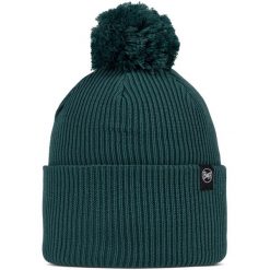 Czapka BUFF KNITTED BEANIE RENVI. Zielone czapki męskie Buff, bez wzorów, sportowe. W wyprzedaży za 112.43 zł.