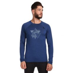 Koszula termoaktywna męska KILPI MAVORA TOP-M. Niebieskie bielizna termoaktywna męska Kilpi, m, bez wzorów, z wełny, bez ramiączek, trekkingowe. Za 370.41 zł.