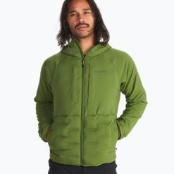 Kurtka puchowa męska Marmot Warmcube Active HB. Zielone kurtki męskie Marmot, na zimę, m, bez wzorów, z puchu, sportowe, bez ramiączek, bez kaptura. Za 709.99 zł.