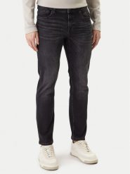 BOSS Jeansy Delaware 50553405 Czarny Slim Fit. Czarne jeansy męskie Boss, bez wzorów, z bawełny. Za 679.99 zł.