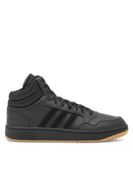 Adidas Sneakersy HOOPS 3.0 MID GY4745 Czarny. Czarne buty sportowe na co dzień męskie ADIDAS, m, bez wzorów, z materiału, bez ramiączek, bez kaptura. Za 299.99 zł.