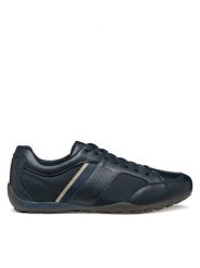 Geox Sneakersy U Ravex U653FA 0BU11 C4002 Granatowy. Niebieskie buty sportowe na co dzień męskie Geox, m, bez wzorów, z materiału, bez ramiączek, bez kaptura. Za 409.99 zł.