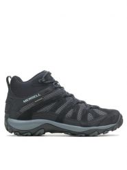 Merrell Trekkingi Alverstone 2 Mid Wp J036923 Czarny. Czarne buty trekkingowe męskie Merrell, bez wzorów, ze skóry, bez zapięcia, trekkingowe. Za 649.99 zł.