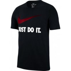 Nike T-Shirt M Nsw Tee Jdi Swoosh New Black White Varsity Red S. Białe t-shirty sportowe męskie Nike, z bawełny, sportowe. Za 89.00 zł.