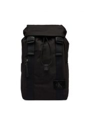 Calvin Klein Plecak Canvas Mix Backpack LV04D3364G Czarny. Czarne plecaki męskie Calvin Klein, bez wzorów, z materiału. Za 569.99 zł.