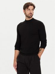 HUGO Sweter San Marc 50546856 Czarny Slim Fit. Czarne kardigany męskie Hugo, m, bez wzorów, z wiskozy, bez ramiączek. Za 489.99 zł.
