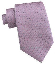 Krawat Męski - Angelo di Monti - Odcień Różu Majtkowego i Stali, Drobny Wzór. Czerwone krawaty i muchy męskie Angelo di Monti, bez wzorów, z tkaniny, eleganckie. Za 45.00 zł.