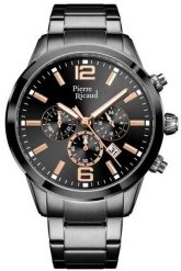 Zegarek męski Pierre Ricaud P97028.S1R6CH szary. Szare zegarki męskie Pierre Ricaud. Za 629.00 zł.
