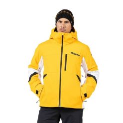 Kurtka narciarska Rossignol Ciastel. Żółte kurtki narciarskie i snowboardowe męskie Rossignol, na zimę, m, bez wzorów, bez kaptura, narciarskie. Za 2,317.00 zł.
