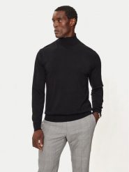 Pierre Cardin Golf C5 50703.5037 Czarny Regular Fit. Czarne kardigany męskie Pierre Cardin, bez wzorów, z wełny, bez kołnierzyka, bez ramiączek. Za 349.99 zł.