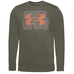 Bluza sportowa męska Under Armour Rival Terry. Brązowe bluzy bez kaptura męskie Under Armour, m, bez wzorów, bez kaptura. W wyprzedaży za 194.95 zł.