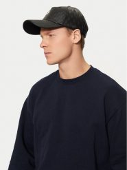 Guess Czapka z daszkiem AM9494 POL01 Czarny. Czarne czapki męskie Guess, z aplikacjami, ze skóry. Za 139.99 zł.