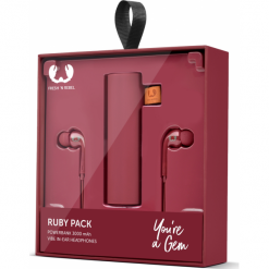 Fresh 'n Rebel Gift Pack Vibe & Powerbank 3000mAh Ruby. Słuchawki bluetooth marki FRESH N REBEL. Za 99.90 zł.