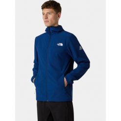 Kurtka Męska The North Face M Mountain Athletics. Niebieskie kurtki softshell męskie The North Face, m, bez wzorów, z softshellu, bez kaptura, na fitness i siłownię. Za 479.00 zł.