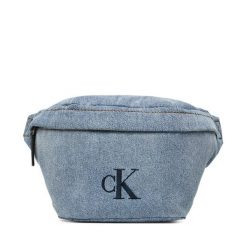 Saszetka nerka Calvin Klein. Niebieskie saszetki męskie Calvin Klein, bez wzorów, z denimu, małe. Za 239.99 zł.