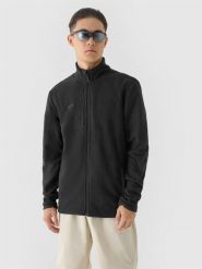 4F Polar ze stójką regular męski - czarny 3XL. Czarne bluzy z polaru męskie 4f, m, bez wzorów, z dzianiny, klasyczne, bez ramiączek, bez kaptura. Za 169.99 zł.