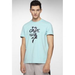T-shirt męski TSM236 - mięta. T-shirty męskie marki 4f. Za 59.99 zł.