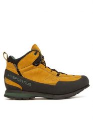 La Sportiva Trekkingi Boulder X Mid GTX ZFAS054E32E26 Żółty. Żółte buty trekkingowe męskie La Sportiva, bez wzorów, ze skóry, bez zapięcia, trekkingowe. Za 934.15 zł.