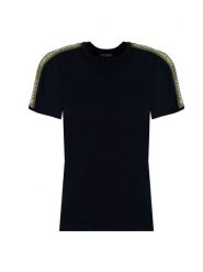 Emporio Armani T-shirt | 111890 4F717 | Mężczyzna | Granatowy. Niebieskie t-shirty męskie Emporio Armani, m, bez wzorów, z bawełny, bez kołnierzyka, bez ramiączek. W wyprzedaży za 189.00 zł.