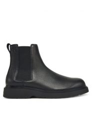 Calvin Klein Sztyblety Combat Ess Chelsea Boot Lth YM0YM01374 Czarny. Czarne sztyblety męskie Calvin Klein, ze skóry, bez obcasa, bez zapięcia. Za 589.99 zł.