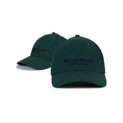 Czapka z daszkiem Equestrian Stockholm. Zielone czapki męskie EQUESTRIAN STOCKHOLM, bez wzorów, sportowe. Za 233.00 zł.