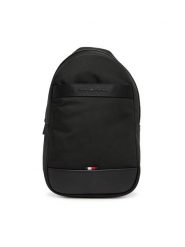 Tommy Hilfiger Plecak Th Nylon Travel Sling Bag AM0AM13572 Czarny. Czarne plecaki męskie Tommy Hilfiger, bez wzorów, z materiału. Za 389.99 zł.