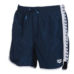 Szorty męskie spodenki kąpielowe sportowe na basen Arena Stripe Boxer. Niebieskie kąpielówki męskie ARENA, bez wzorów, sportowe. Za 101.98 zł.