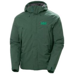 Kurtka izolowana Helly Hansen banff. Zielone kurtki męskie Helly Hansen, bez wzorów, sportowe, bez ramiączek, bez kaptura. Za 999.00 zł.