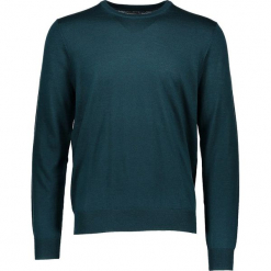 Sweter w kolorze zielonym. Zielone swetry męskie Ben Sherman, z wełny, z okrągłym kołnierzem. W wyprzedaży za 195.95 zł.