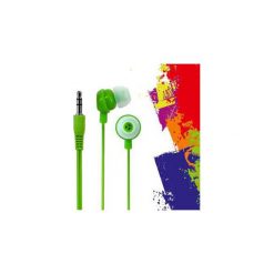 Słuchawki E5 Crazy Colour (RE02048_green). Zielone słuchawki douszne E5. Za 5.72 zł.