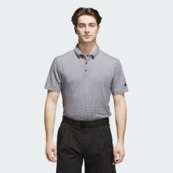Koszulka Go-to Rise Print Polo. Szare koszulki polo męskie ADIDAS, m, bez wzorów, sportowe, bez kołnierzyka, bez ramiączek. Za 299.00 zł.