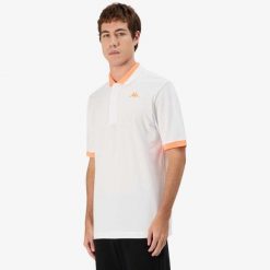 Polo Kappa Neon. Białe koszulki polo męskie Kappa, m, bez wzorów, bez kołnierzyka, bez ramiączek. Za 188.00 zł.