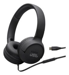 Słuchawki nauszne JBL Tune520C USB-C Black. Czarne słuchawki nauszne JBL. Za 163.99 zł.