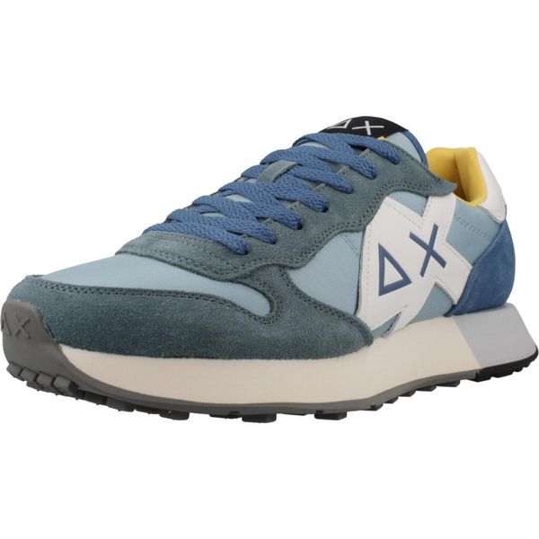 Buty SUN68 DEPORTIVA JAKI Niebieski. Niebieskie buty trekkingowe męskie SUN68, bez wzorów, ze skóry, bez zapięcia, trekkingowe. Za 475.99 zł.