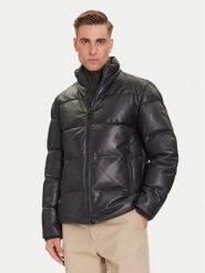 JOOP! Kurtka skórzana 17 Loman 80000852 Czarny Regular Fit. Czarne kurtki męskie JOOP!, m, bez wzorów, ze skóry, bez ramiączek, bez kaptura. Za 2,249.00 zł.