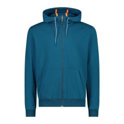 Bluza z kapturem CMP. Niebieskie bluzy z kapturem męskie CMP, bez wzorów, z kapturem. Za 241.50 zł.