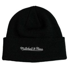 Czapka zimowa unisex miejska Mitchell & Ness czarna. Czarne czapki męskie Mitchell & Ness, na zimę, bez wzorów. Za 149.00 zł.