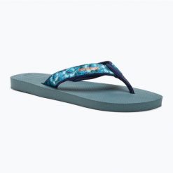 Japonki męskie Havaianas Surf Material. Niebieskie klapki i japonki męskie Havaianas, bez wzorów, z materiału. Za 52.99 zł.