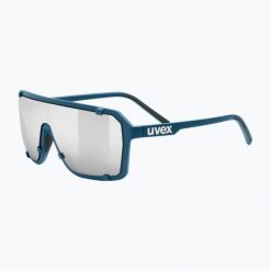 Okulary przeciwsłoneczne UVEX Esntl Epic. Niebieskie okulary przeciwsłoneczne męskie Uvex, bez wzorów, sportowe. Za 379.99 zł.